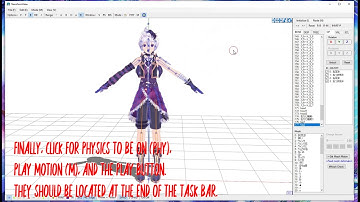 How to run Motions in PMX Editor! [MMD TUTORIAL]