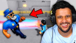 USANDO TODOS OS PODERES NO IRMÃO DO BARRY MODO HARD! (BARRY'S PRISON RUN!) Roblox