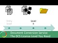 License Level Options for Document Conversion Service | PEERNET