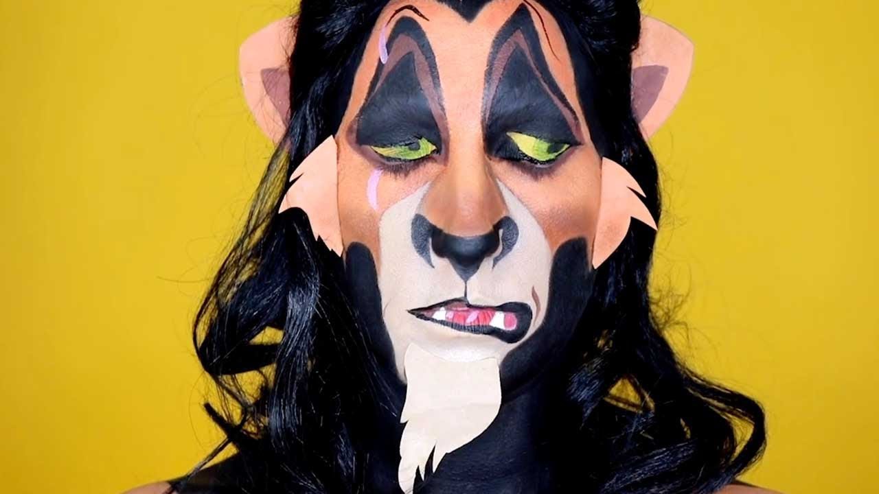 Makeup Artist Turns Into Lion King's Scar