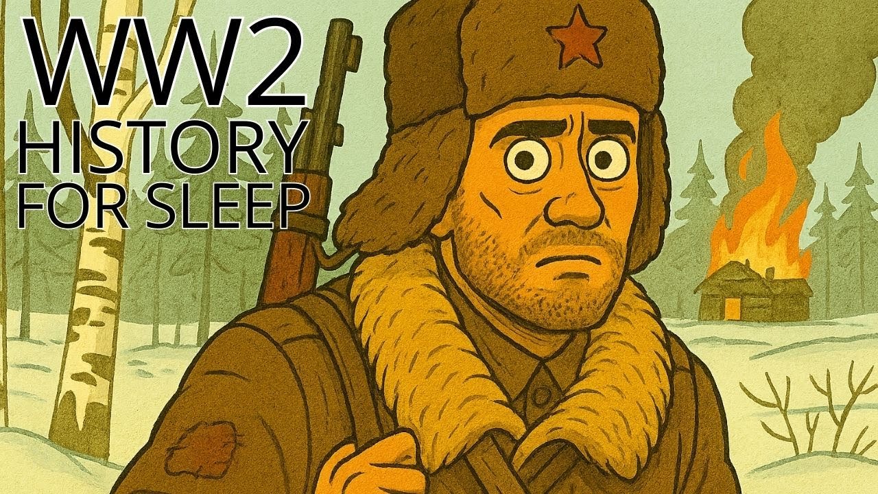 One Day Behind German Lines as a Soviet Partisan — Certain Death | WW2 History For Sleep