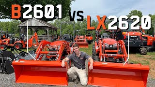 Kubota B2601 vs LX2620