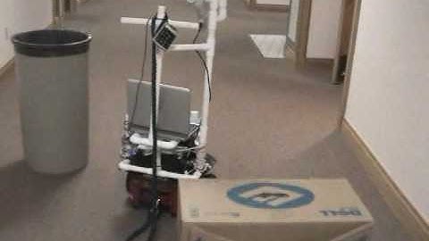 RG, Robotic Guide for the Blind, Navigates an Indoor Obstacle Course