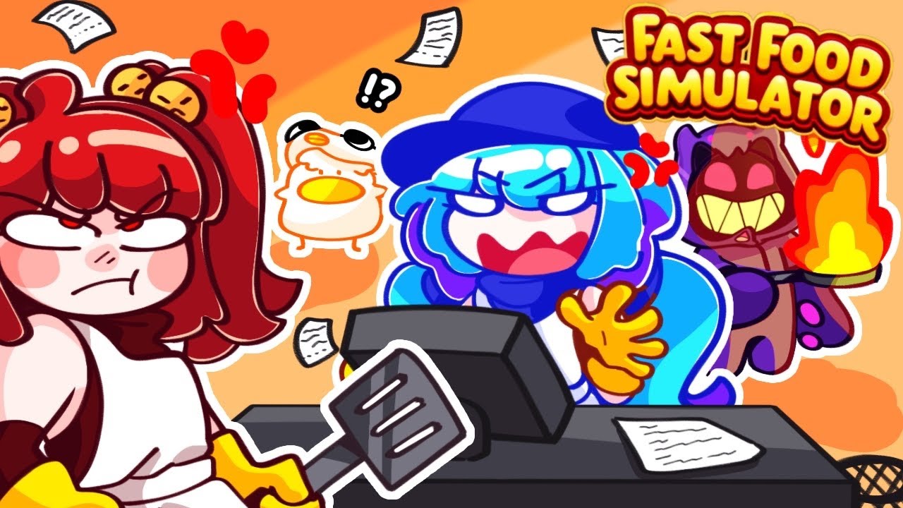 Turma da Batatinha JOGOU Fast Food Simulator!