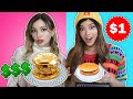 Expensive vs cheap food challenge ft gloom