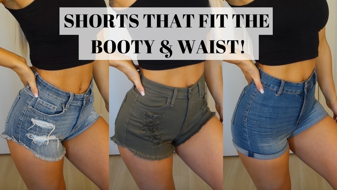 denim shorts for curvy figure