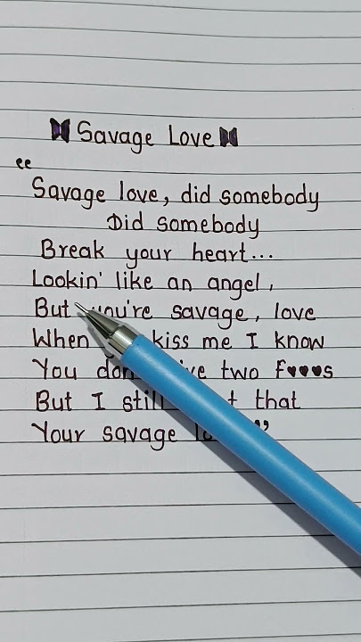Savage Love #bts #lyrics #lyricvideo