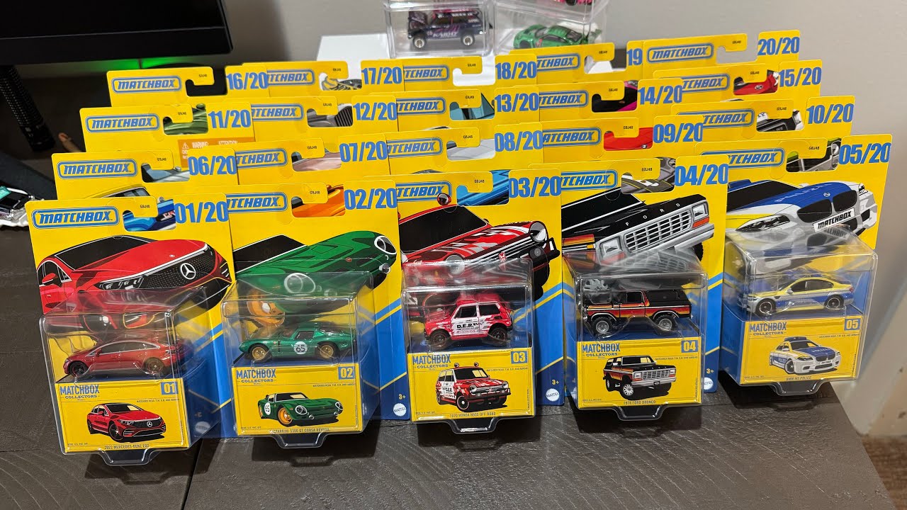 Unboxing all 20 Matchbox Collectors Series cars for 2025 - YouTube