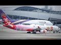 Dec.2019 THAI AIRASIA X AIRBUS A330-300 HS-XTD KIX Takeoff Kansai International Airport