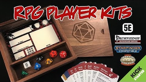 RPG PLAYER KITS on KICKSTARTER for DnD 5e, Savage Worlds, Pathfinder, Starfinder, etc. - Crit Games