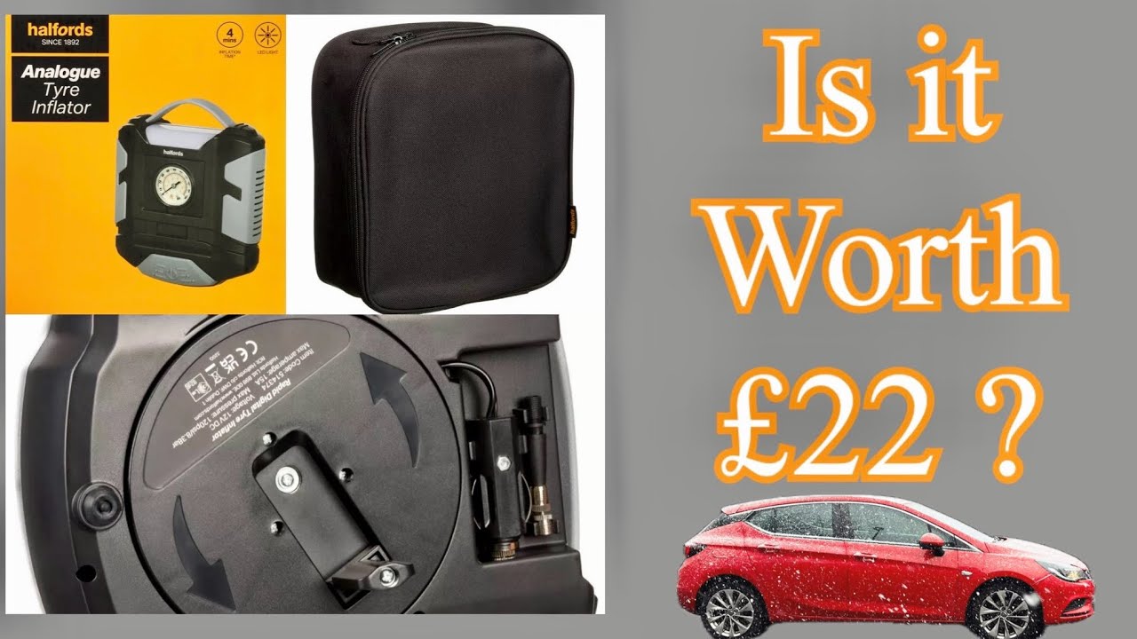 cigarette lighter tyre pump halfords Halfords Analogue Tyre Inflator First Use, Is It Worth £22? @servisslimline
