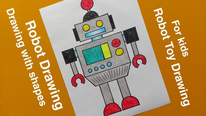 How to Draw Robots Using Shapes and Forms - Art by Ro