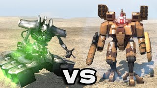 Necron Destroyer vs T'au XV8 Crisis Battlesuit [WARHAMMER 40,000]