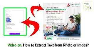 Video on How to Extract Text from Photo or Image [No SOFTWARE Required] screenshot 3