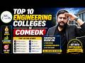 Top 10 COMEDK Colleges 2026 🔥: Fees, Placement, Cutoff | Best Engineering Colleges Through COMEDK