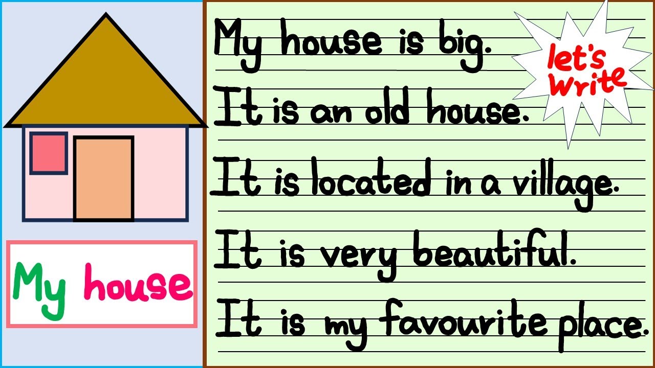 Write Five Lines About My House In English YouTube Write Five Lines About My House In English YouTube