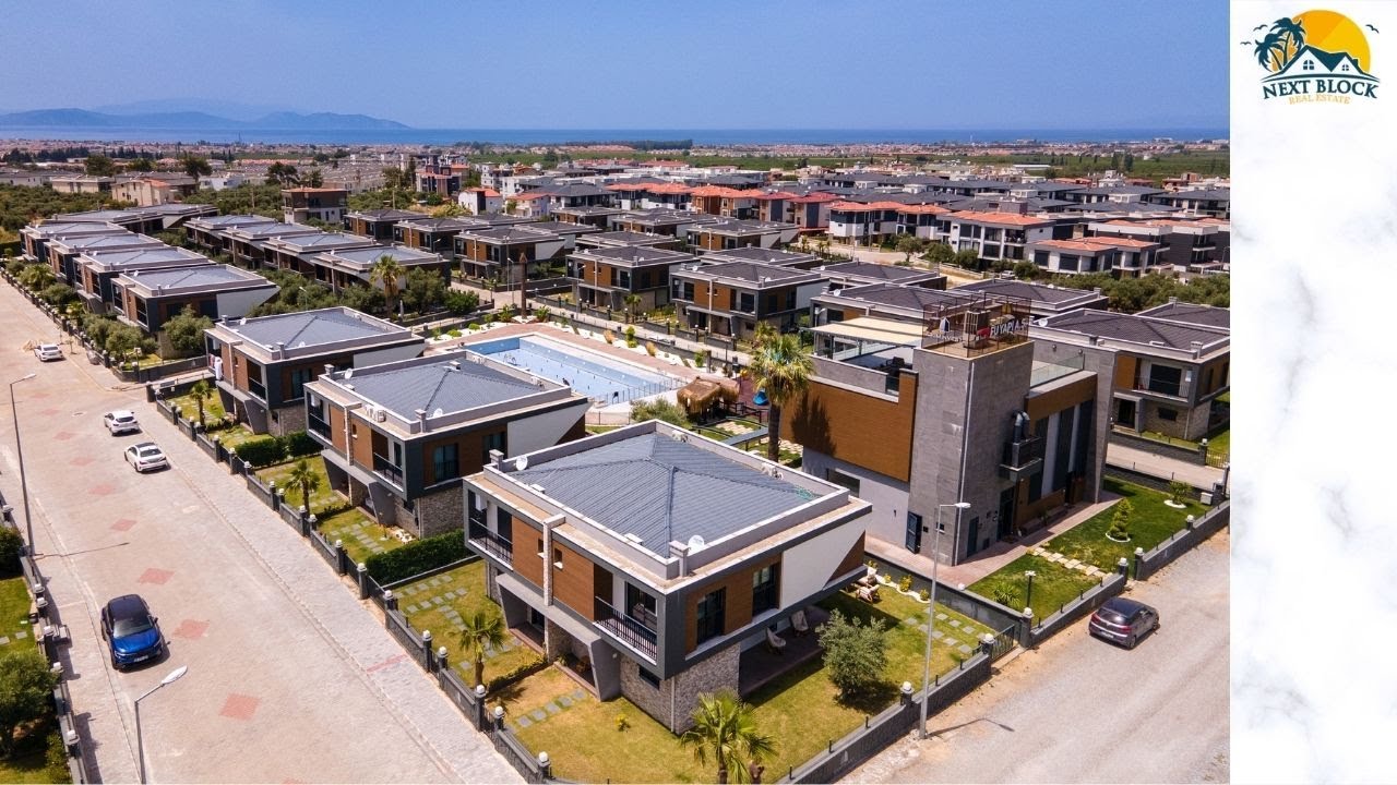 Kuşadası Davutlar Termal Bölgede Konsept Site İçerisinde Geniş Bahçeli Satılık Villa #163