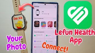 lefun health app connect to phone | lefun app | lefun health app me apni photo kaise lagaya | lefun screenshot 3