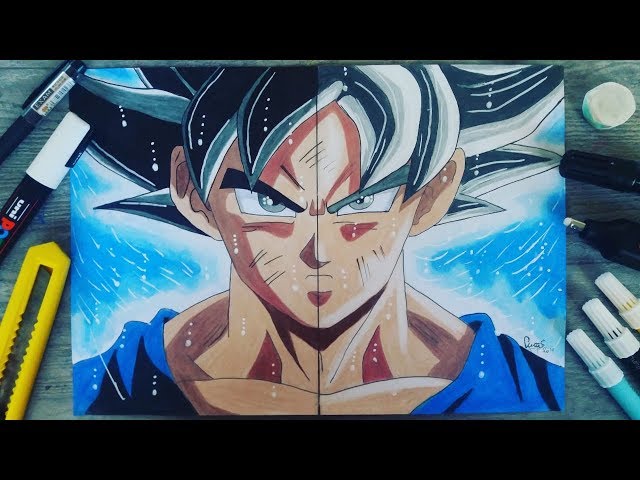 Desenho-Goku Ultra Instinto Completo