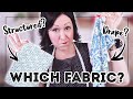 HOW TO CHOOSE THE RIGHT FABRIC FOR THE RIGHT SEWING PATTERN! ✂Know what you're ACTUALLY looking for!