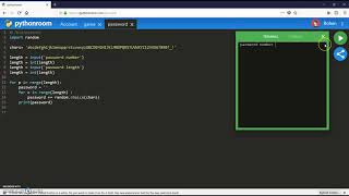 Python Password Generator