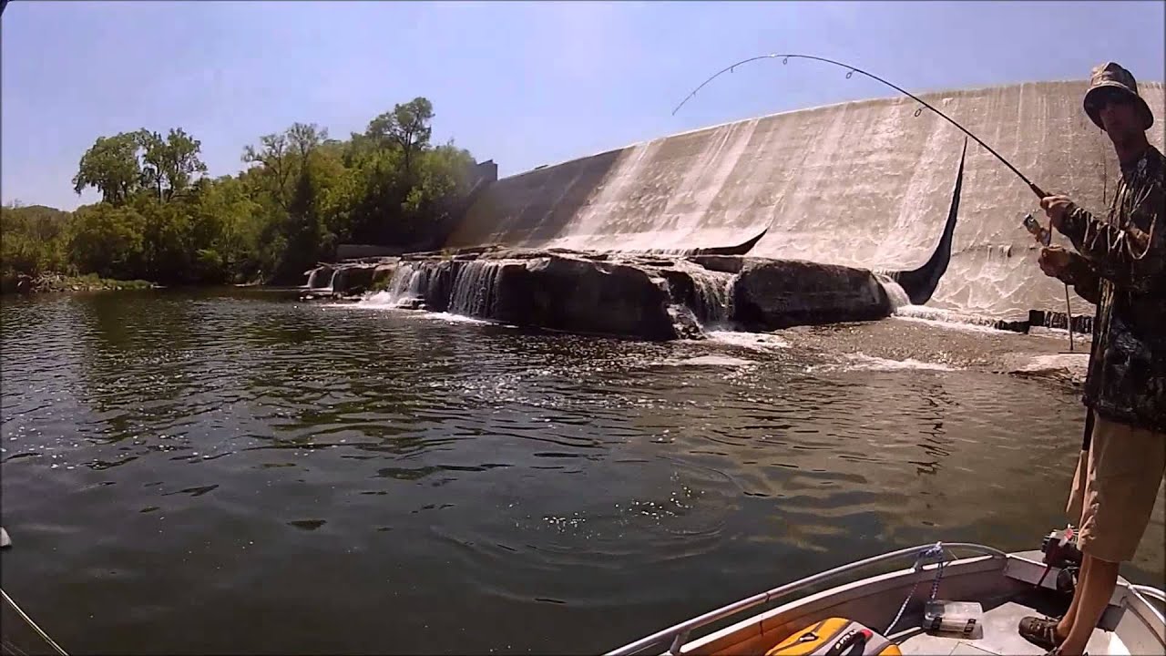 Fishing the dam YouTube