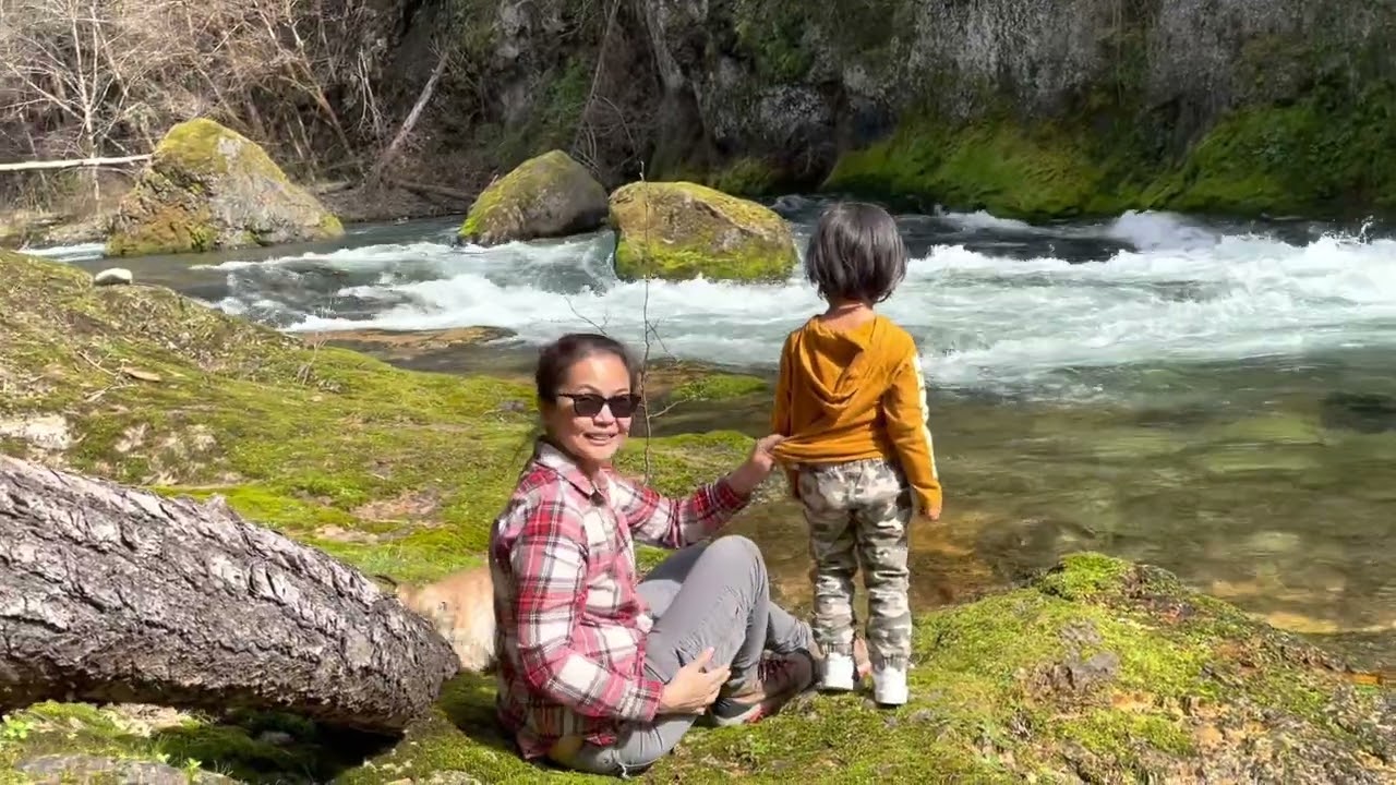 Salmon Creek Falls in Oakridge,Oregon