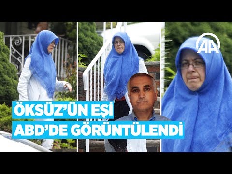 Firari FETÖ'cü Adil Öksüz'ün eşi ABD'de görüntülendi