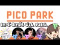【PICO PARK】たいじ&あとばる&ぴょん&チコたんと非協力パズル【トロールは誰だ!?】