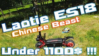 LAOTIE ES18 Chinese Beast 🚀🛴 under 1100💲 With FAT battery 🍔🍟 60V 31ah ⚡Great multi purpose Scoot🏴‍☠️