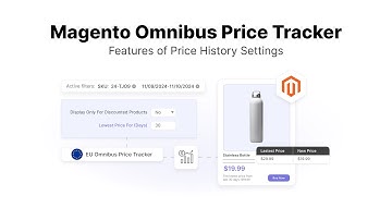 Magento Omnibus Price Tracker: Features of Price History Settings