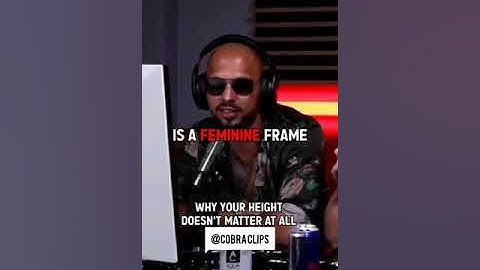 ANDREW TATE on why your HEIGHT doesn
