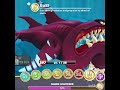 I collected all the fossils and unlocked Buzz |hungry shark world #hungrysharkworld #hungryshark