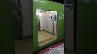 JR難波線201系ドア閉まるシーン