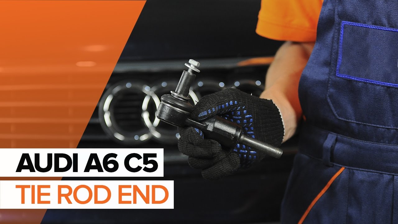 How to change tie rod end / track rod end on AUDI A6 C5 TUTORIAL
