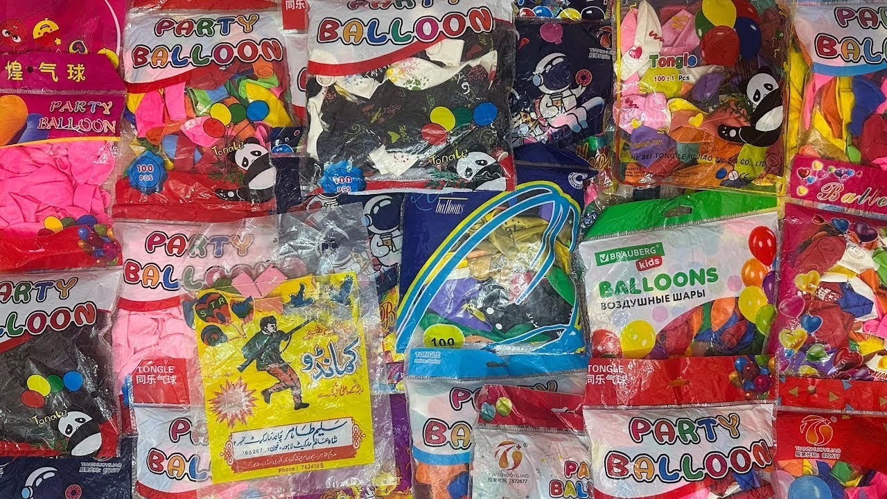 Satisfying ASMR Unwrapping Unlimited Balloon Packages 🎈