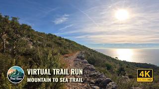 FLOW TO THE COAST: STEEP CLIMBS & RIDGE VIEWS | 4K VIRTUAL TREADMILL RUN
