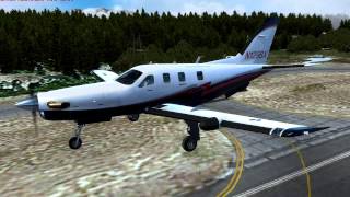 Prepar3D Landing Ktvl - Carenado Tbm 850