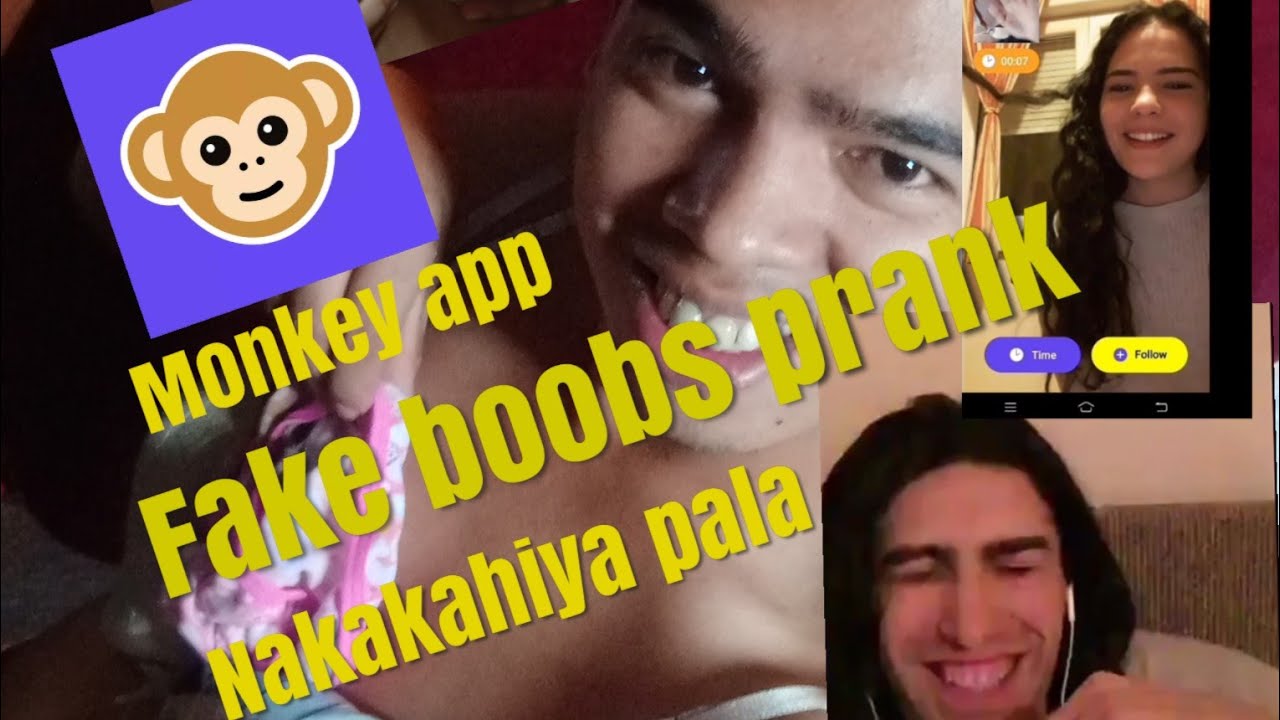 FAKE BOOBS PRANK MONKEY APP. YouTube