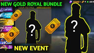 FREE FIRE NEW GOLD ROYAL BUNDLE & NEW EVENT- Garena free fire