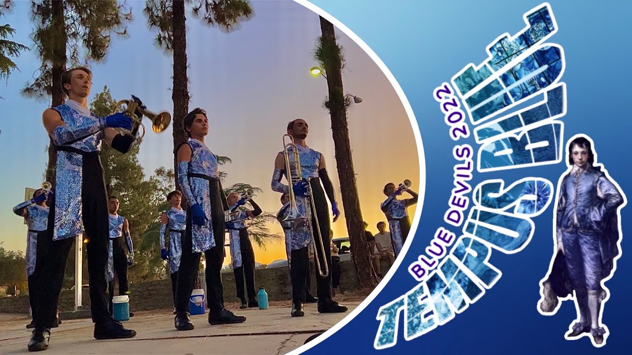 Blue Devils 2022 Hornline Lot at the Rose Bowl