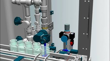 FESTO Bottling Station simulated in CIROS Studio