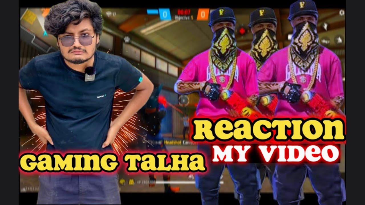 gaming with Talha reaction my video 😀😀😀 - YouTube
