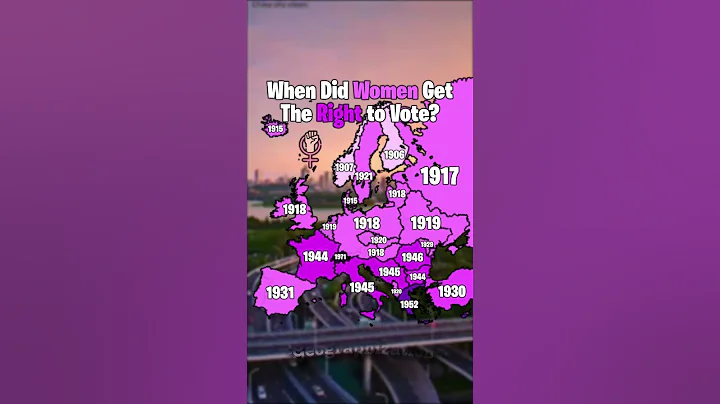When Did Woman Get To Right To Vote ♀️#mapping #geography #keşfet
