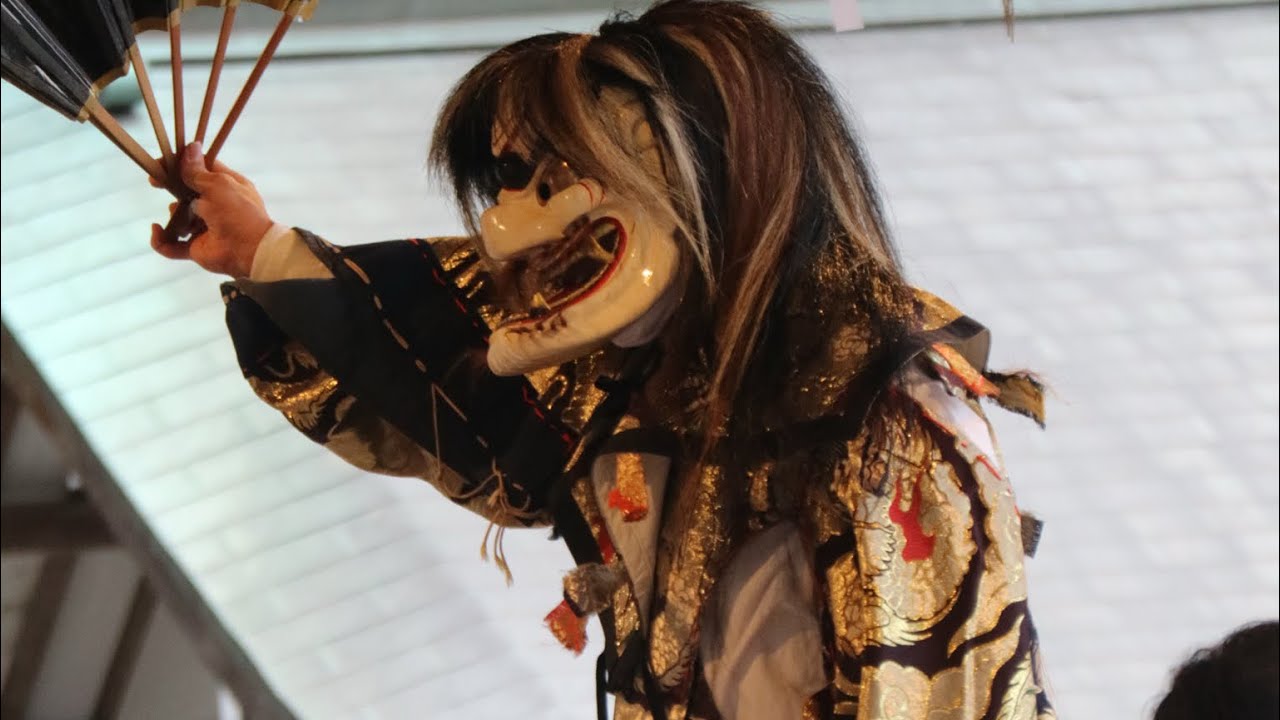 西寒多神社(令和8年1月1日)大蛇退治   長濱神楽