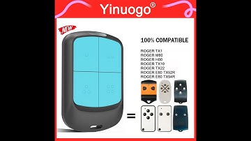 Yinuogo - YNG805 How to program / clone ROGER TX12 TX14 H80/TX22 M80/TX44R E80/TX52R E80/TX54R ?