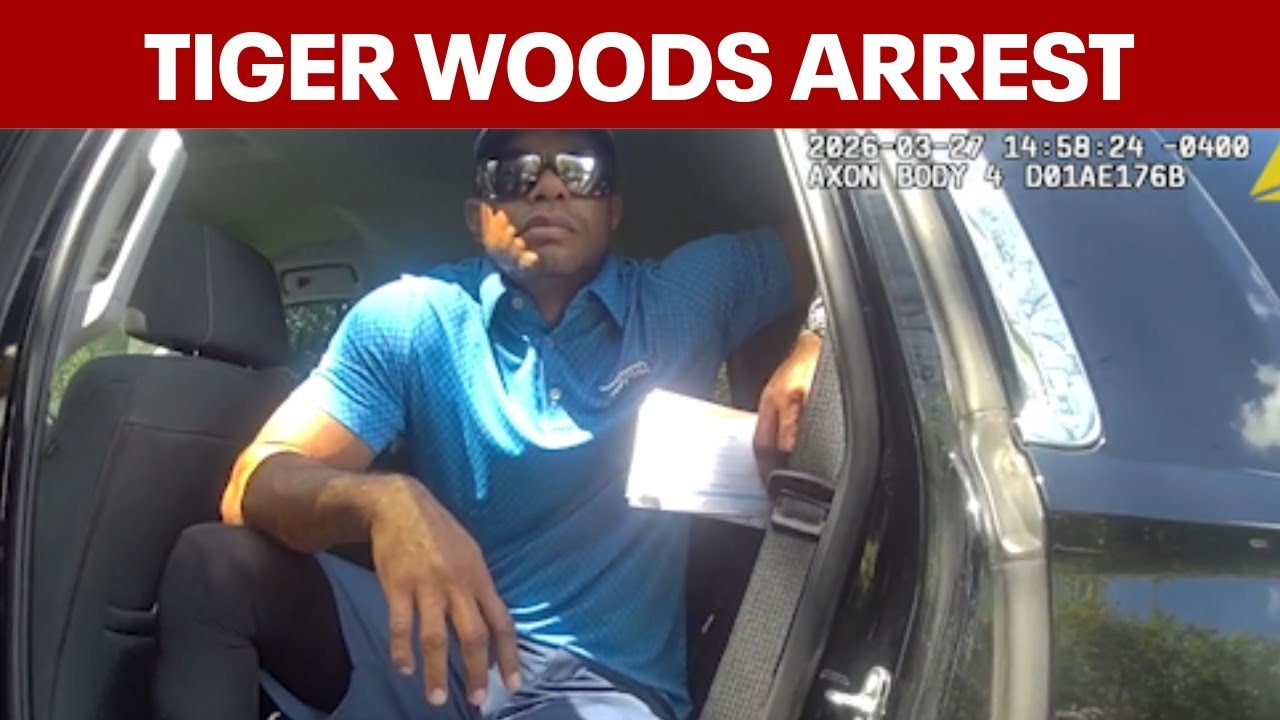 BODY CAM VIDEO: Tiger Woods fails sobriety test, gets taken into custody for DUI