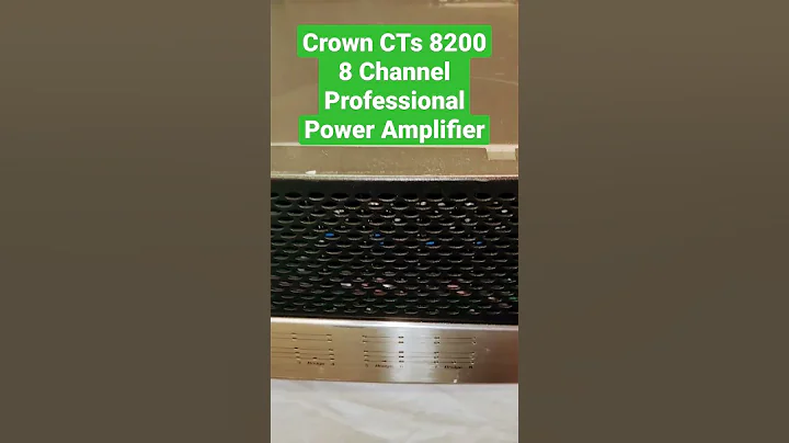 #crown 8 #channel #professional #power #amplifier #notforsale #electronics #electronic #shorts #look