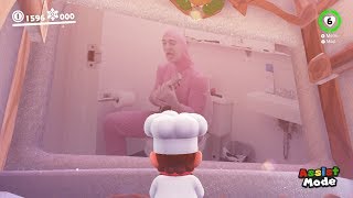Mario Sees Something Scary.
