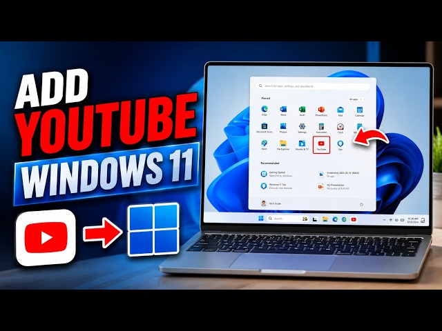 How To Add YouTube Shortcut to Desktop on Windows 11 - YouTube